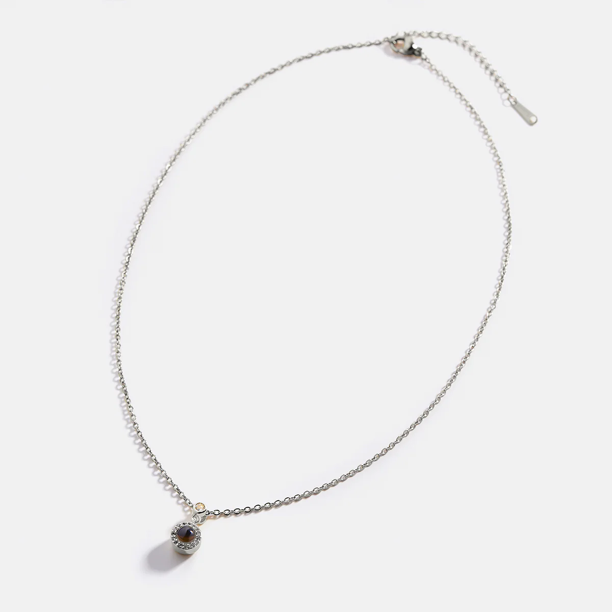 Petite Halo Photo Necklace