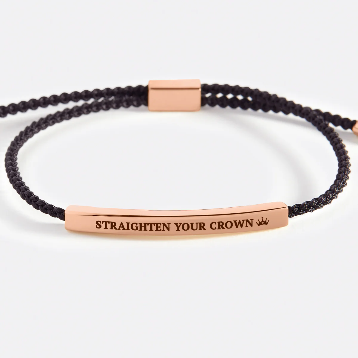 Remember Who You Are and Straighten Your Crown Inspire Bracelet