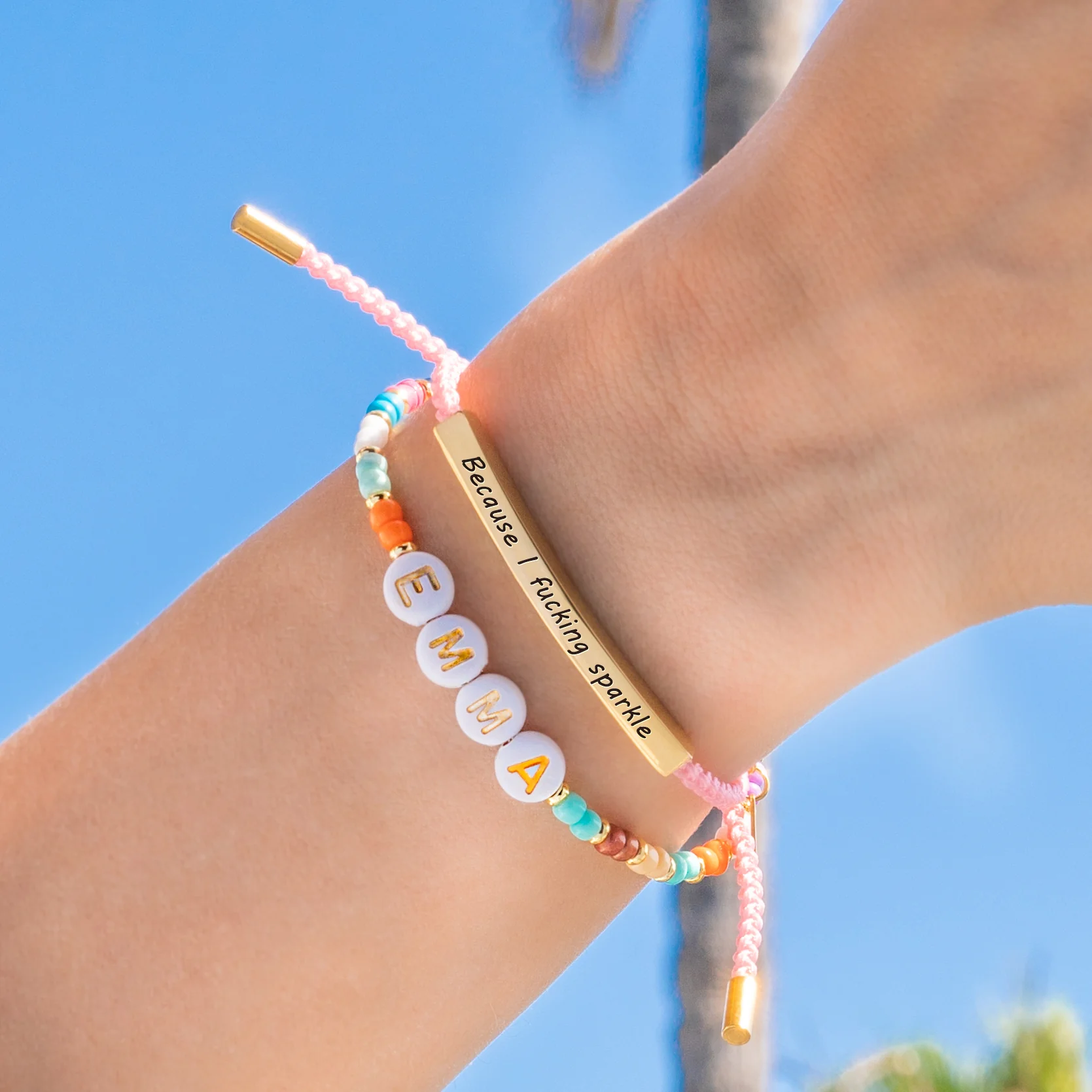 Because I F♥cking Sparkle Inspire Bracelet