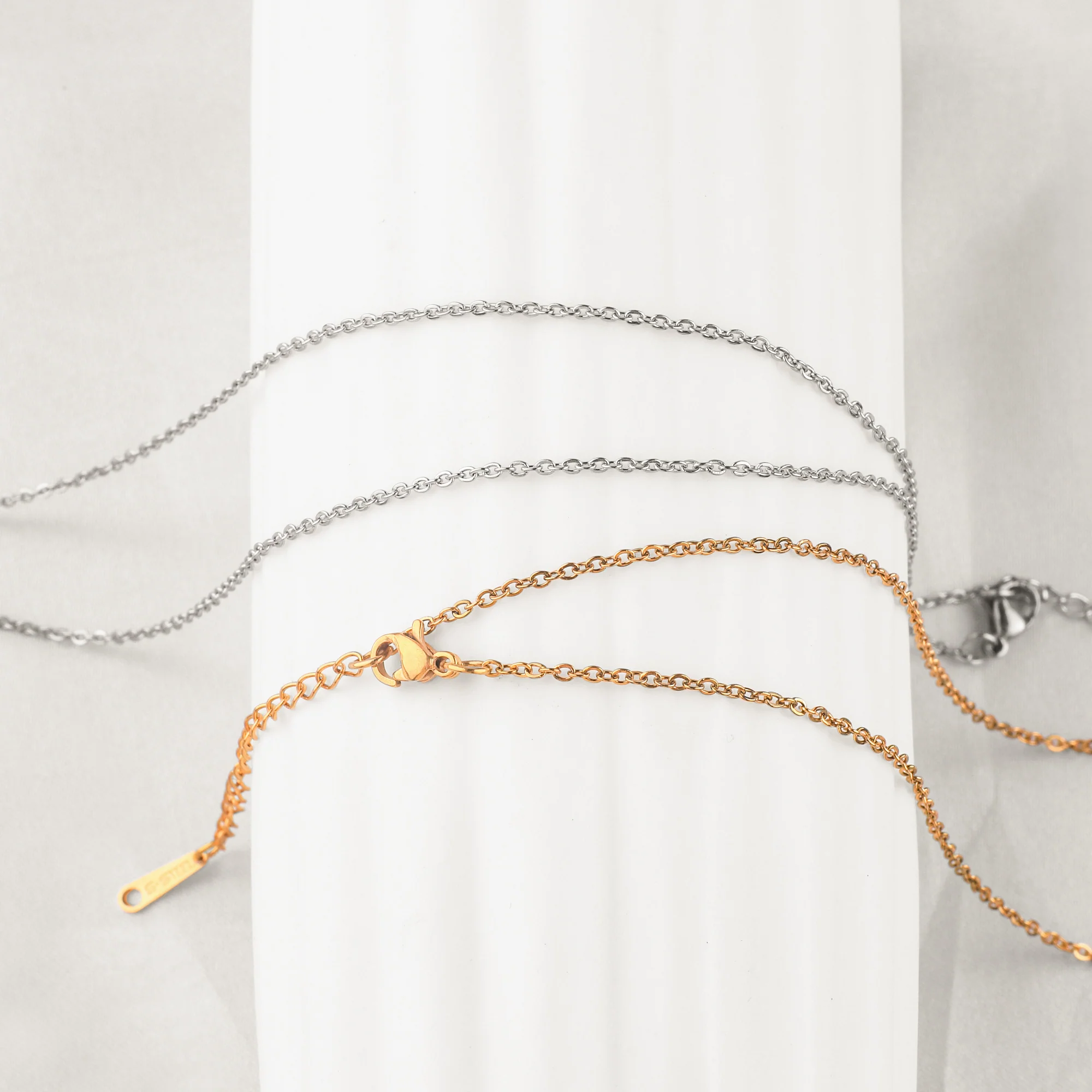 Dainty Heart Initial Necklace