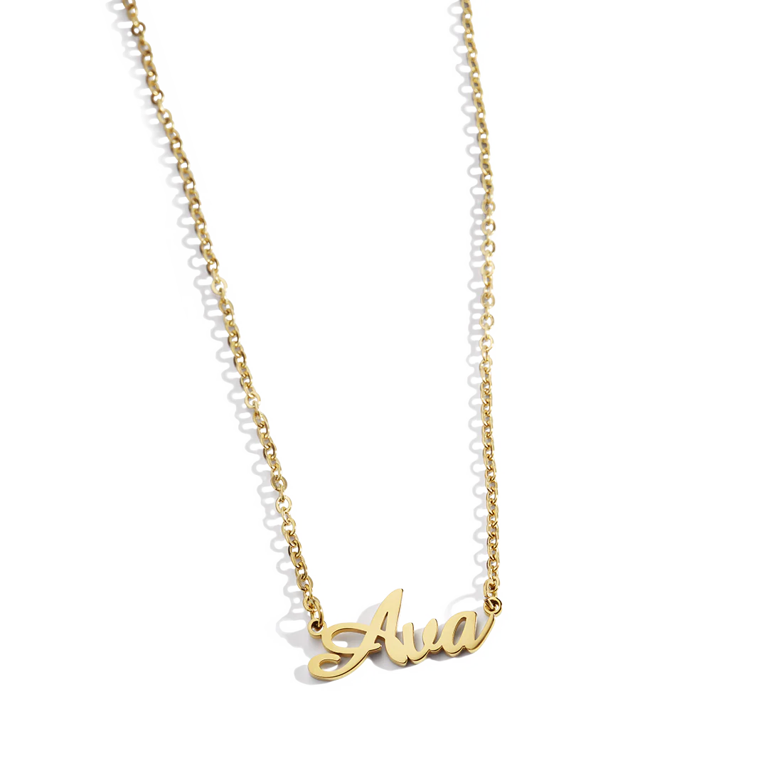 Quill Name Necklace