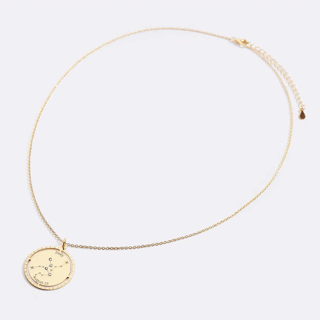 Personalized Constellation Pendant Necklace