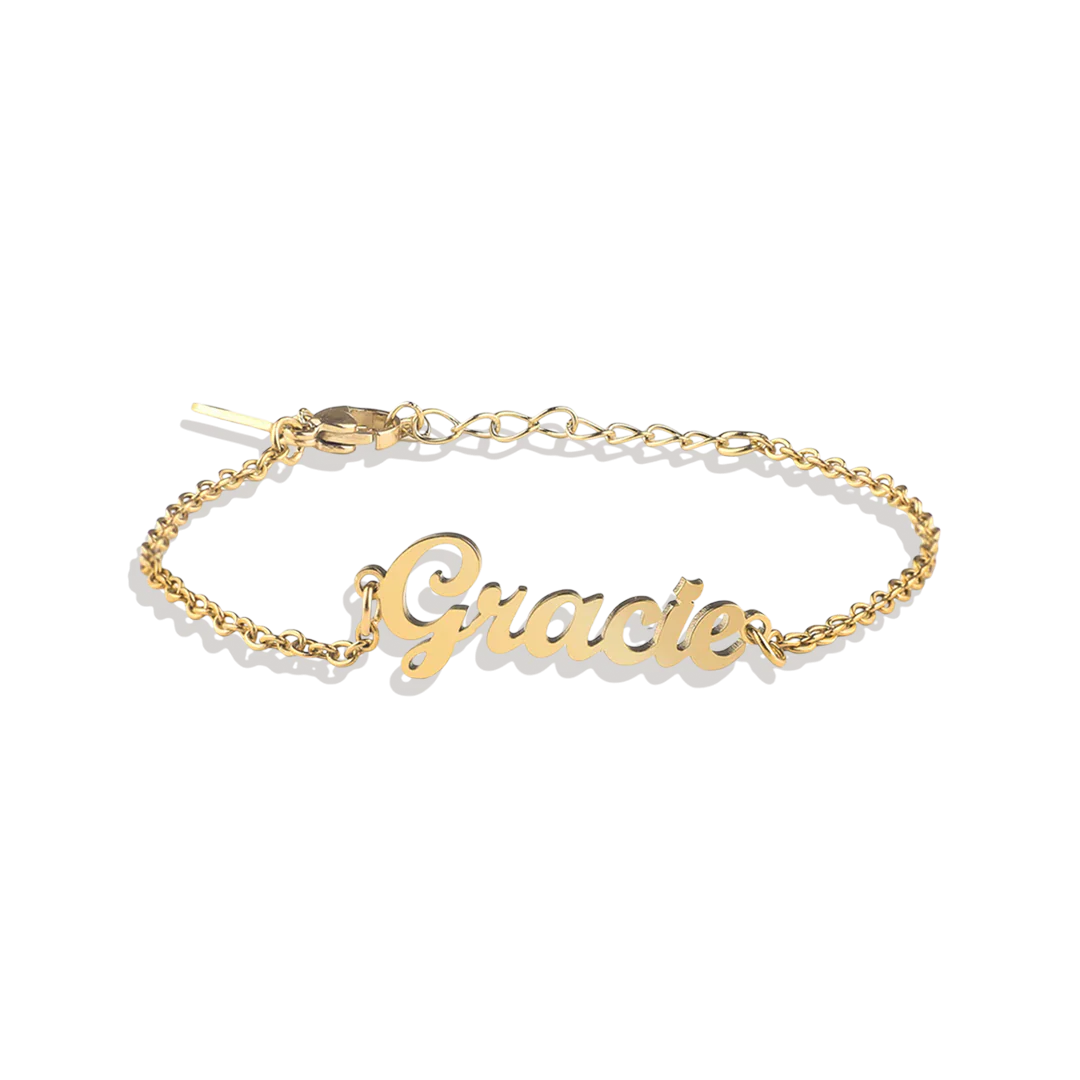 Custom Name Anklet