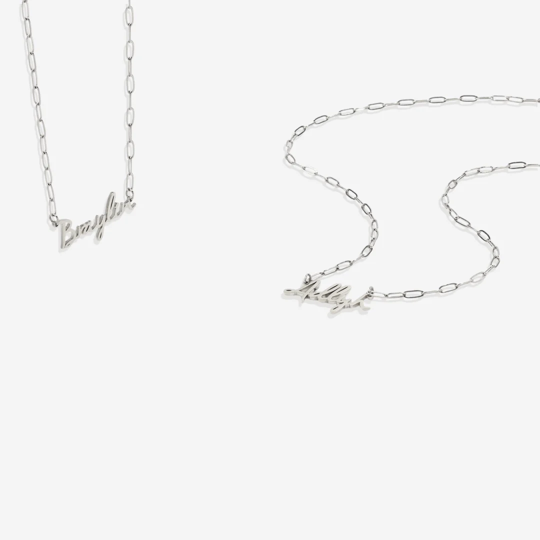 Fairy Name Necklace with Box Chain