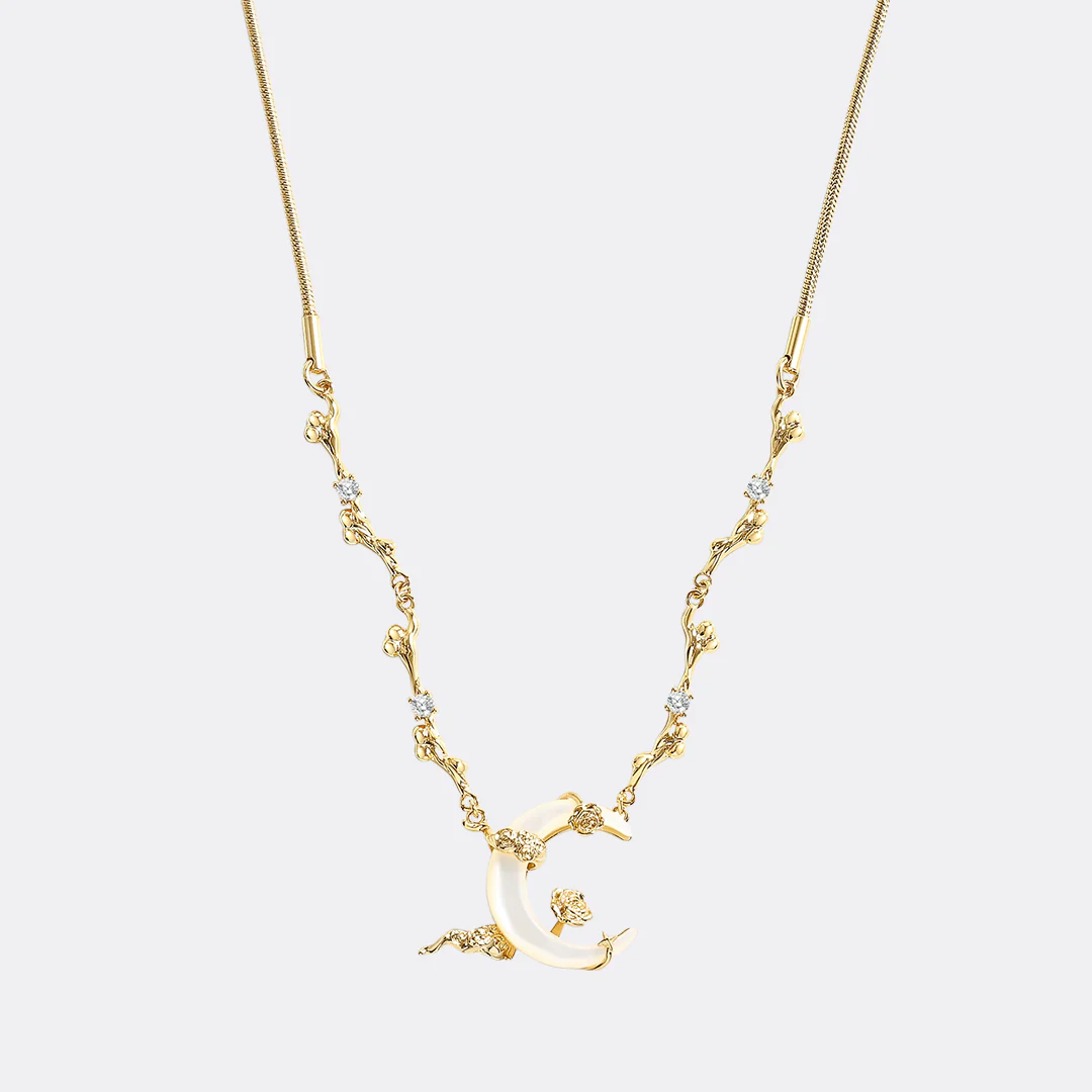 Shell Moon Necklace