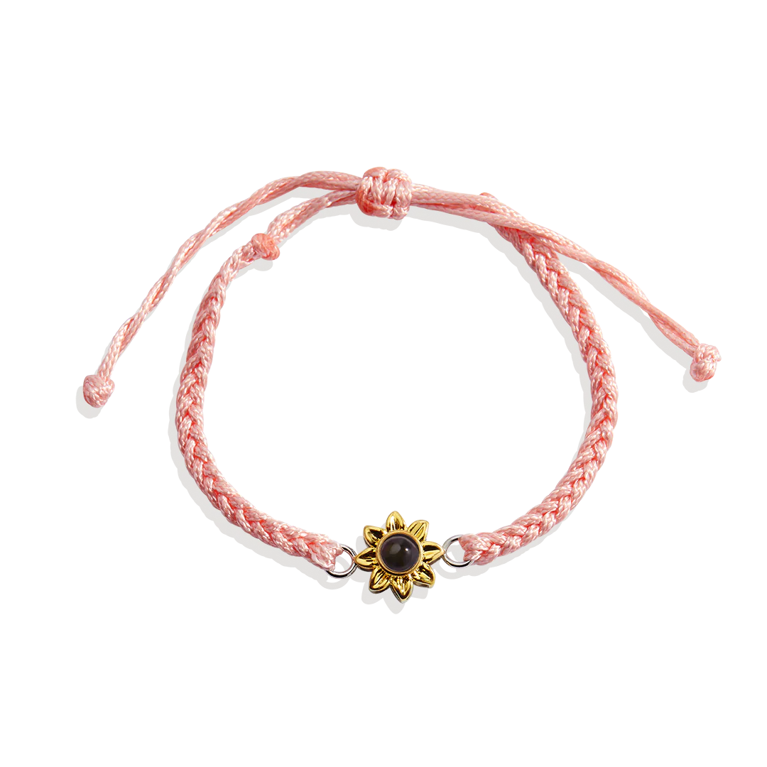 Sunflower Photo Bracelet