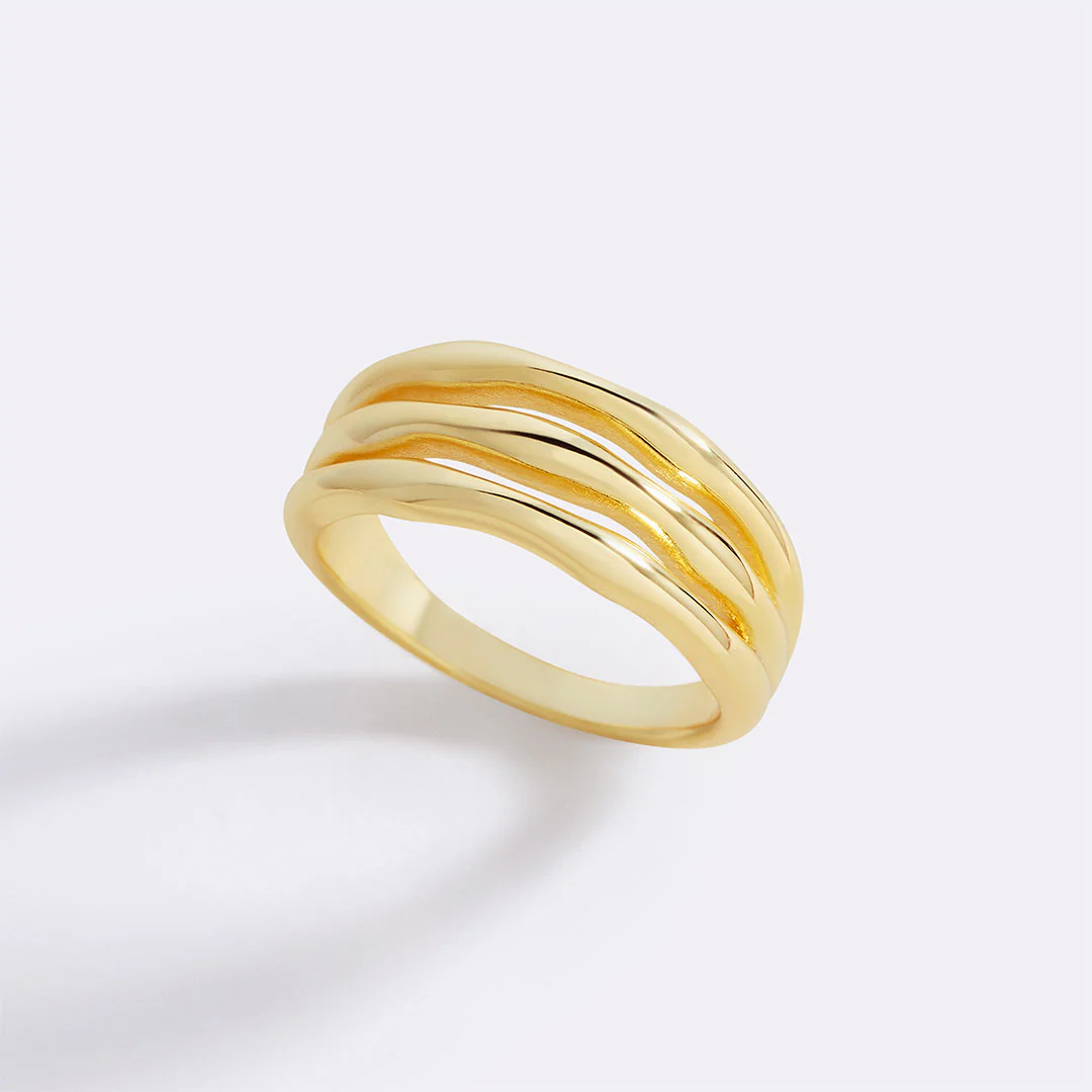 Gold Triple Ring