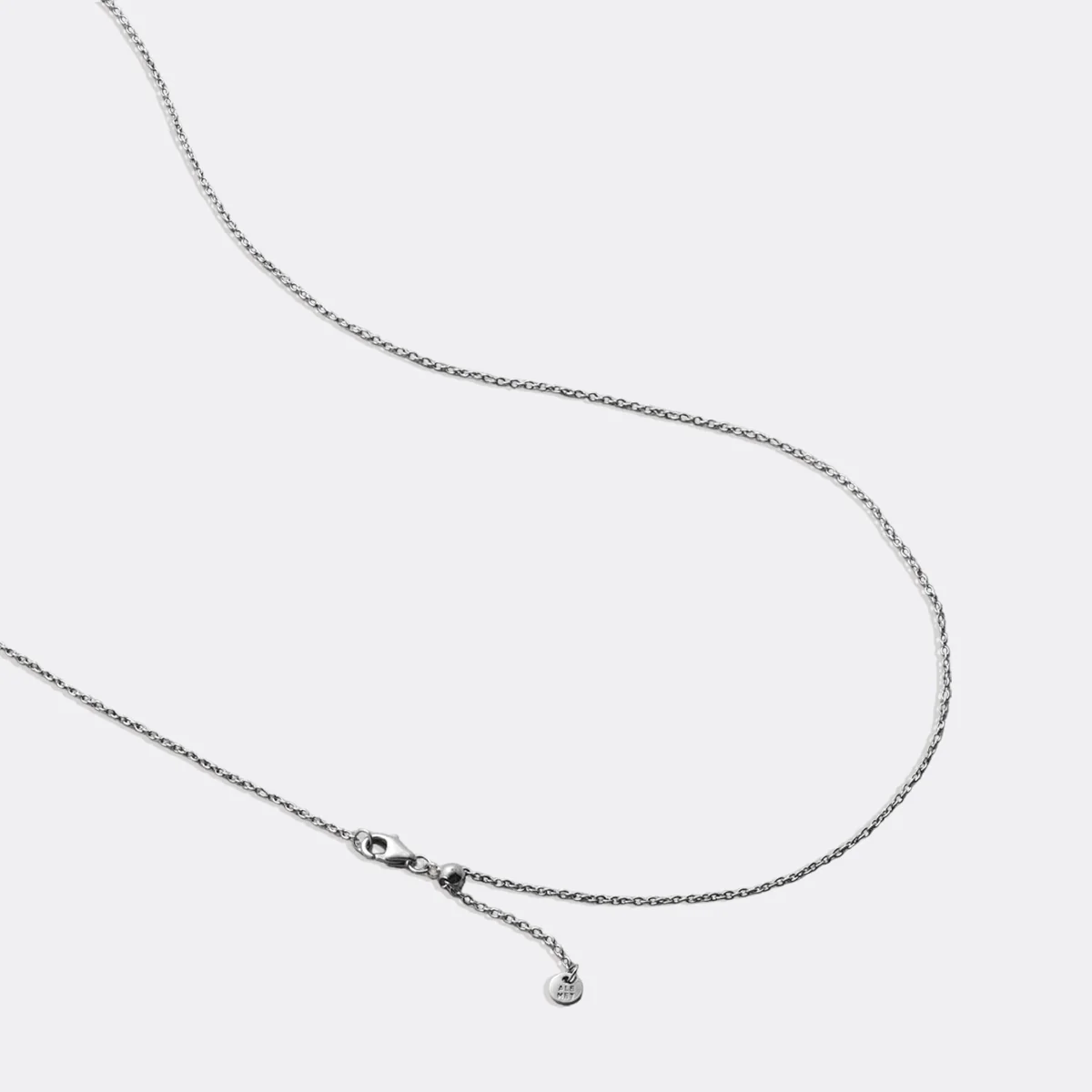 Italian Milano Sterling Silver Adjustable Chain Necklace