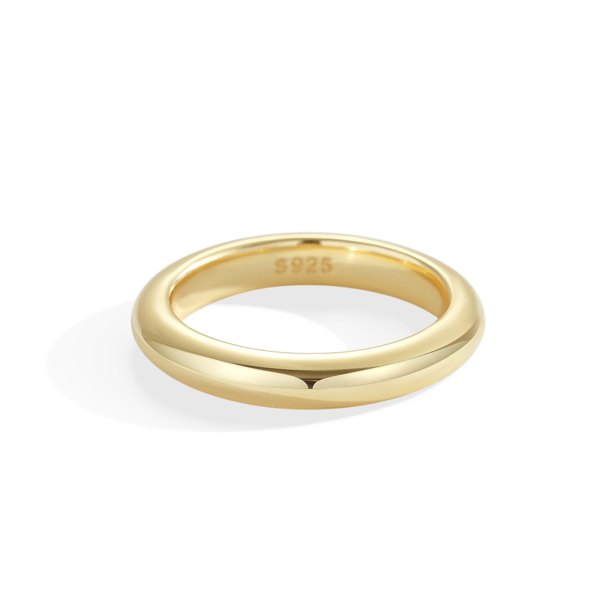 Half Round Band Stacking Ring