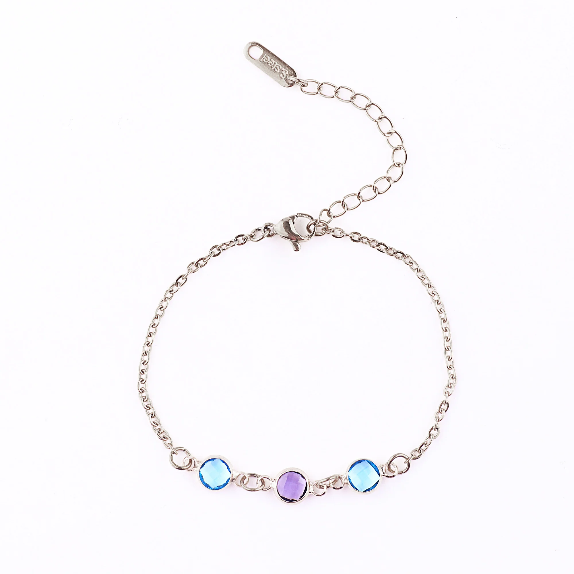 Personalized Birthstone Bracelet