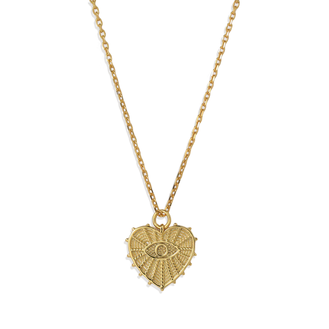 The Heart Sees All Pendant Necklace