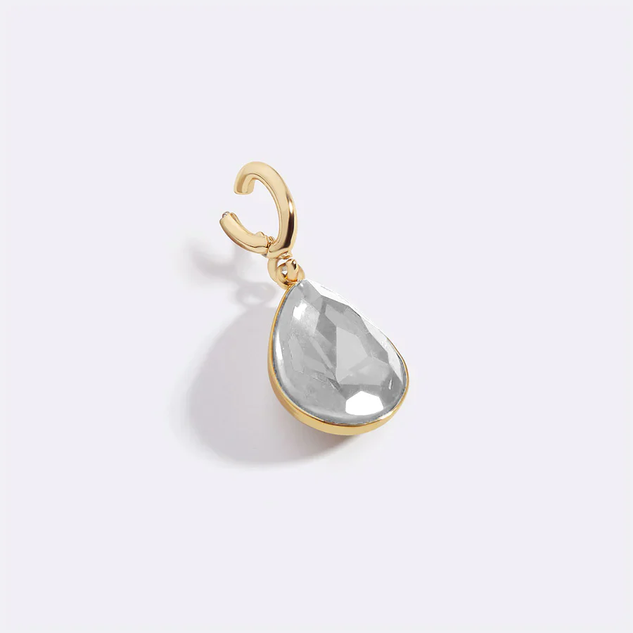 Teardrop Birthstone Charm