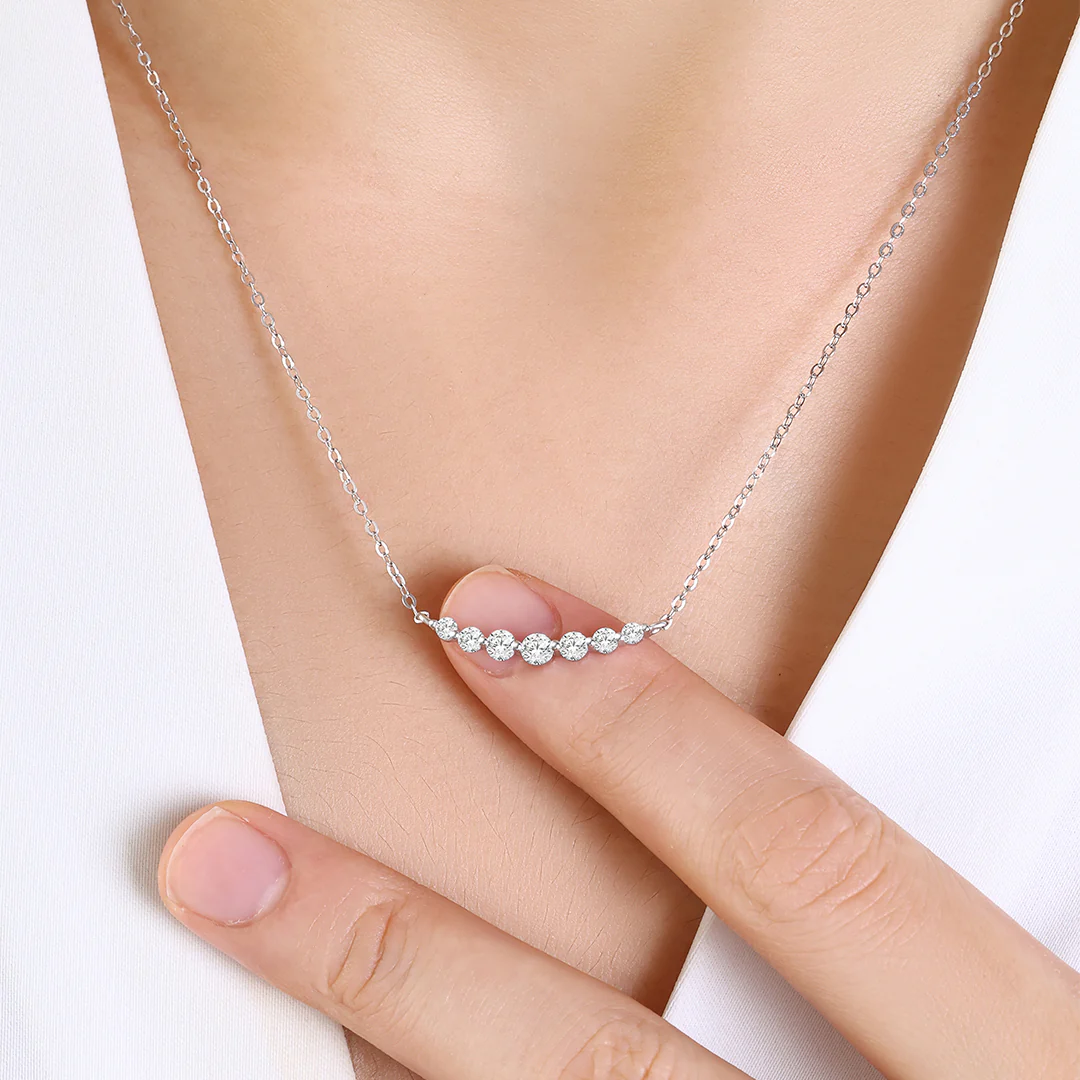 Classic Arc Diamond Necklace