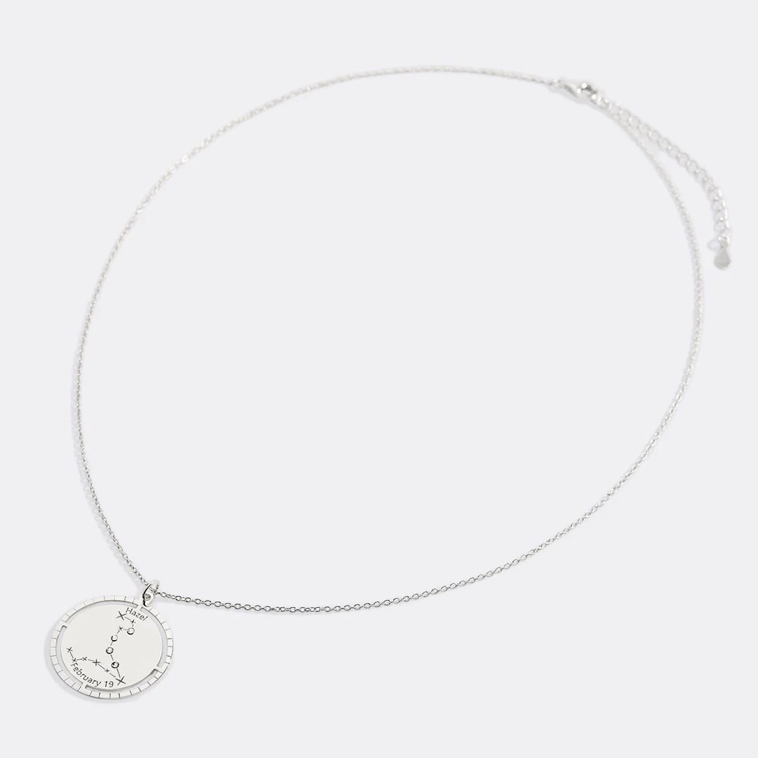 Personalized Constellation Pendant Necklace
