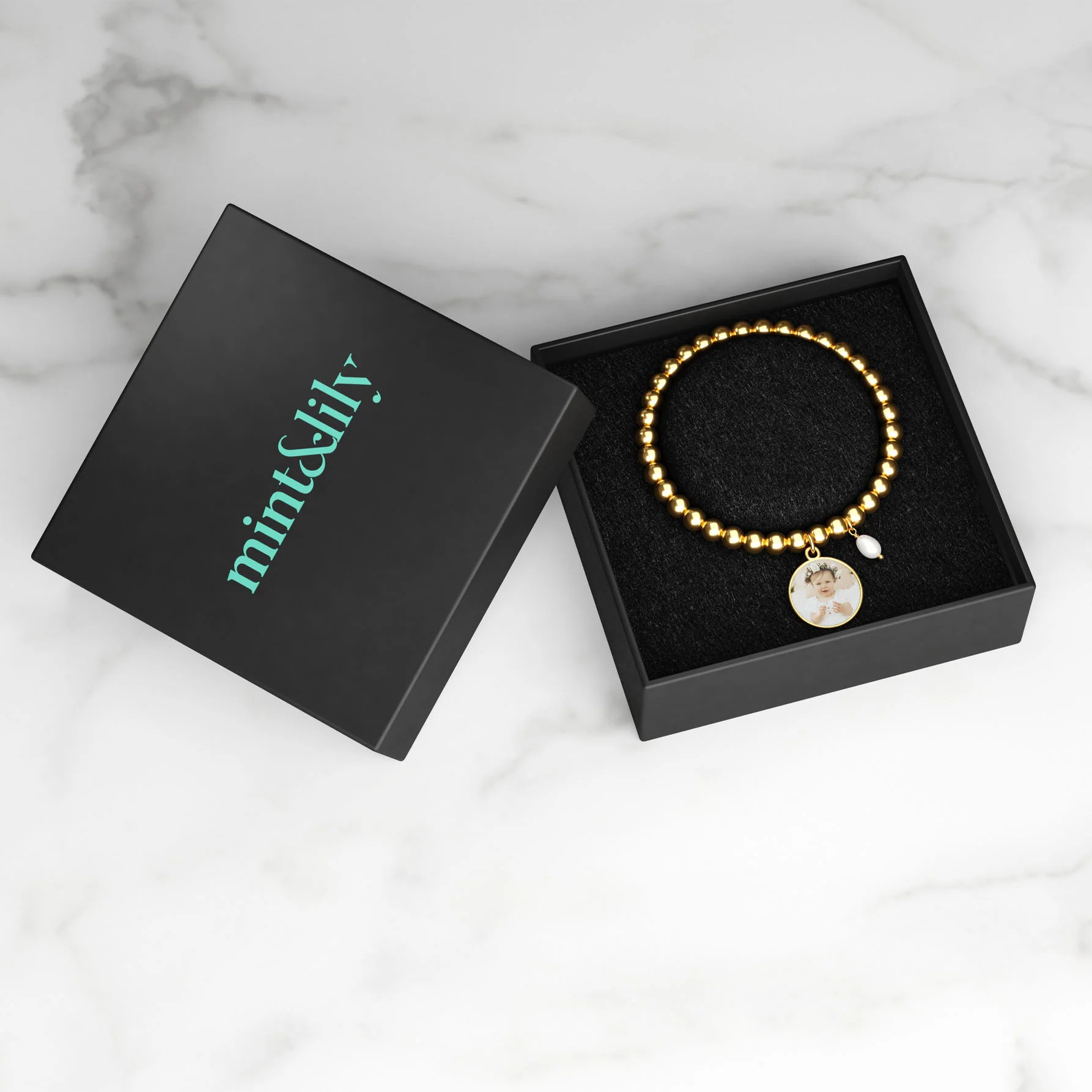 Personalized Photo Diana Charm Bracelet