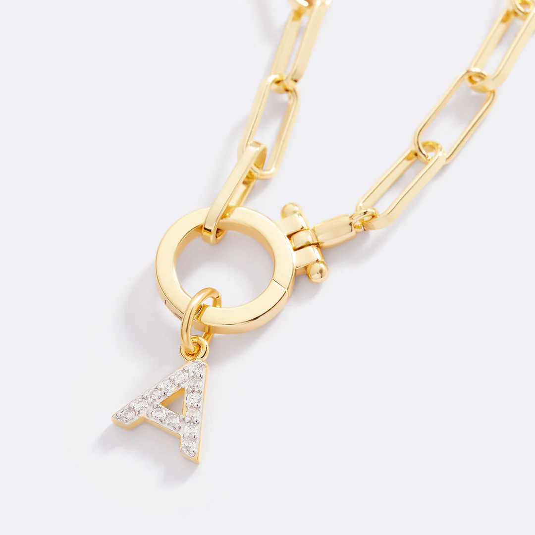 Diamond Initial Charm