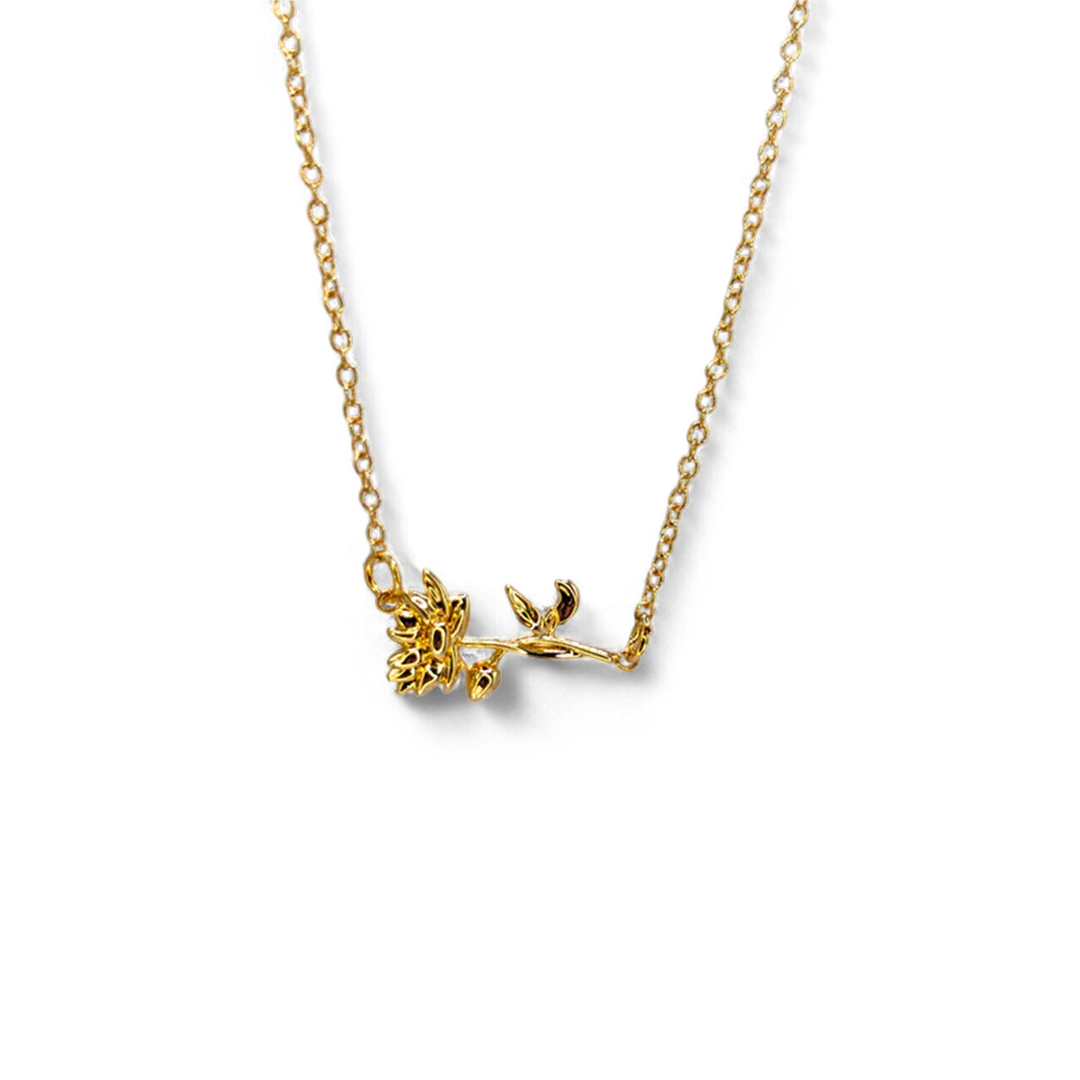 Dainty Birth Flower Necklace