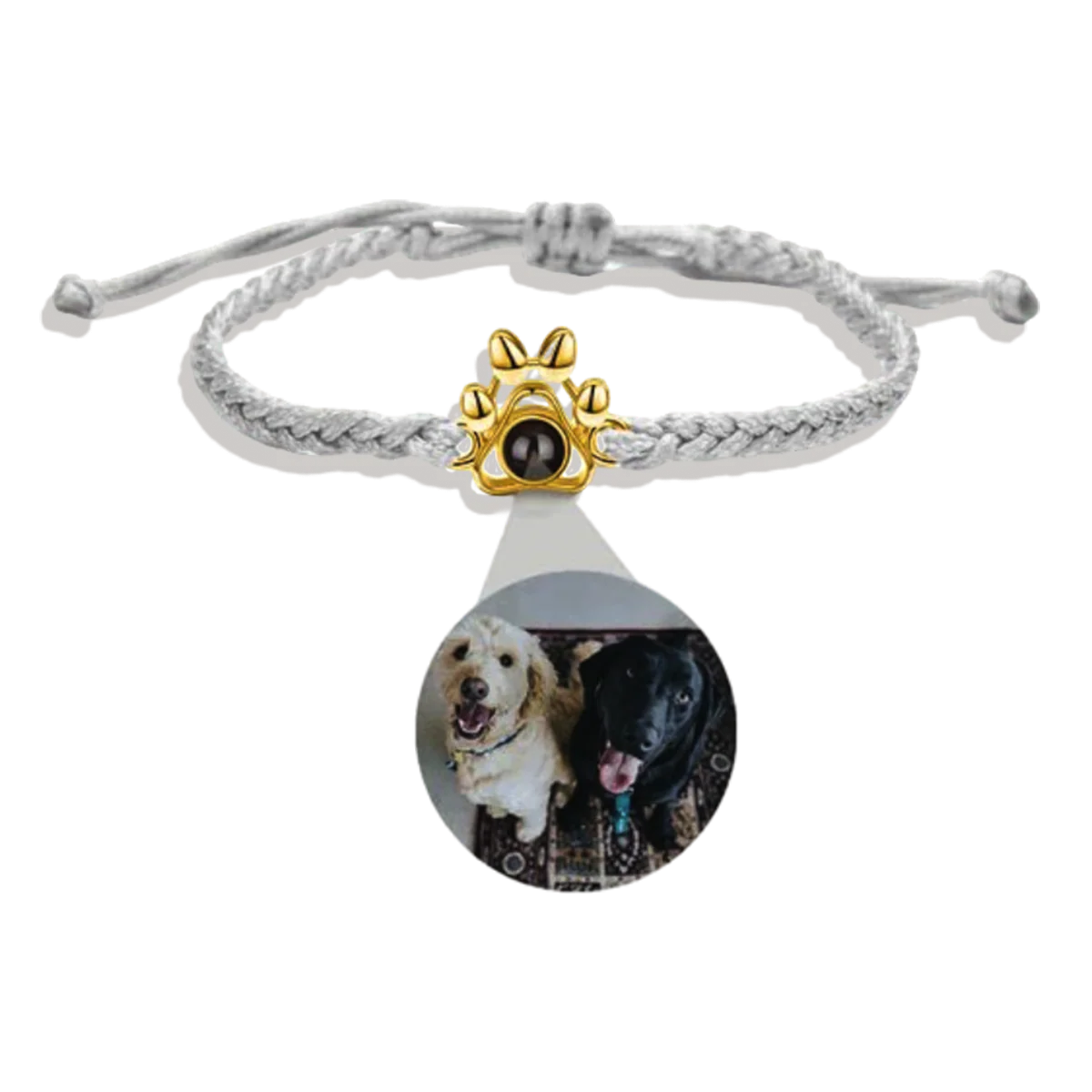 Pet Paw Photo Bracelet