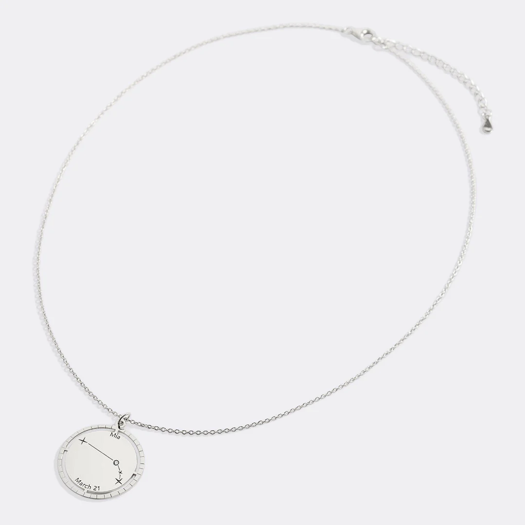 Personalized Constellation Pendant Necklace
