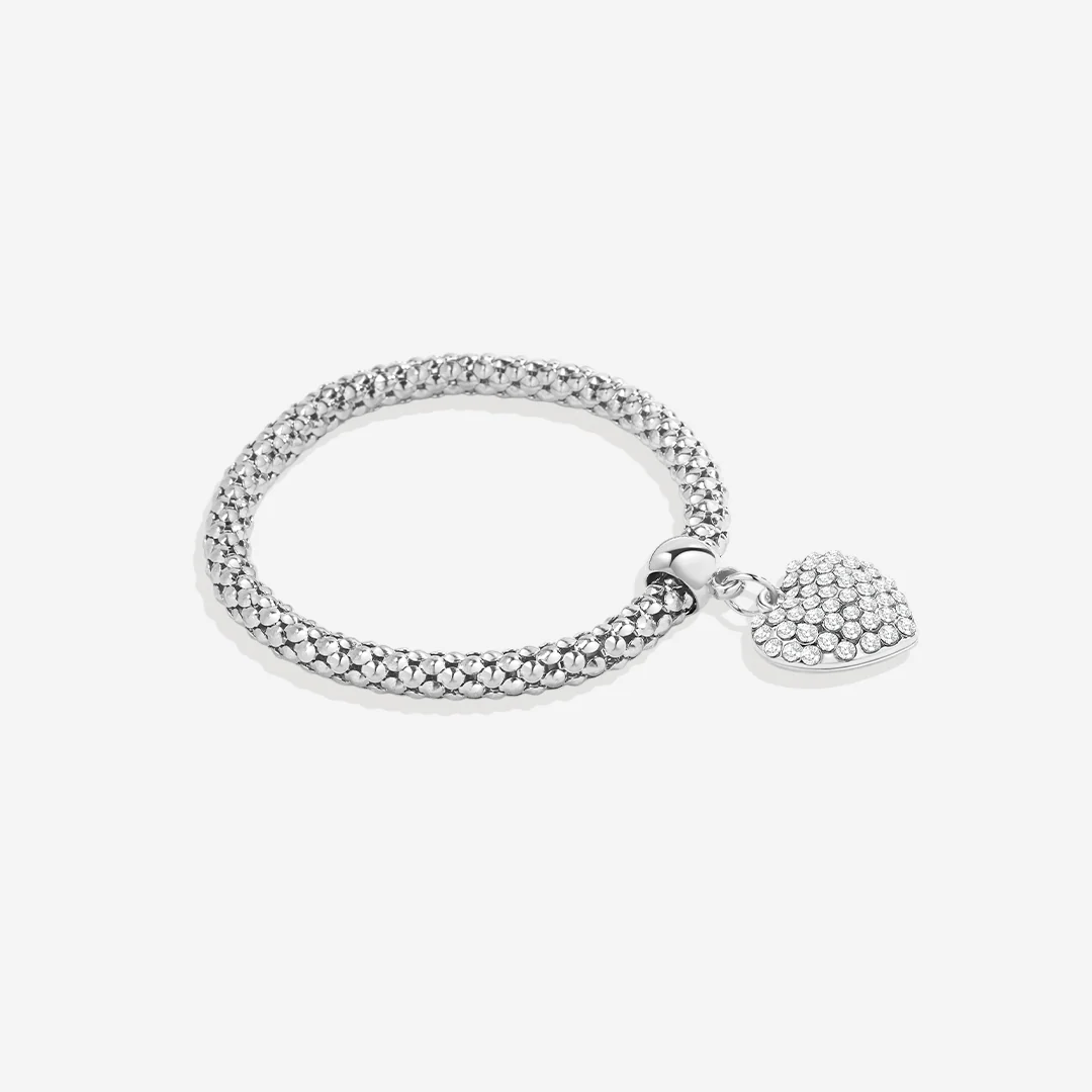 Solid Hearts Metal Bracelet