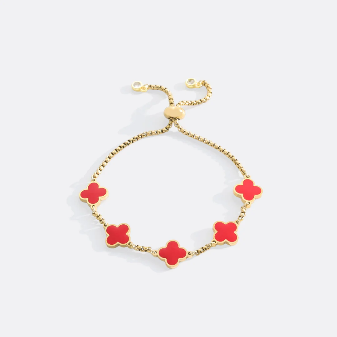 Clover Enamel Bracelet