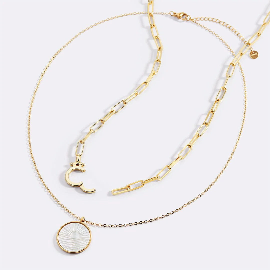 Mint Paperclip Sunrise Layering Set