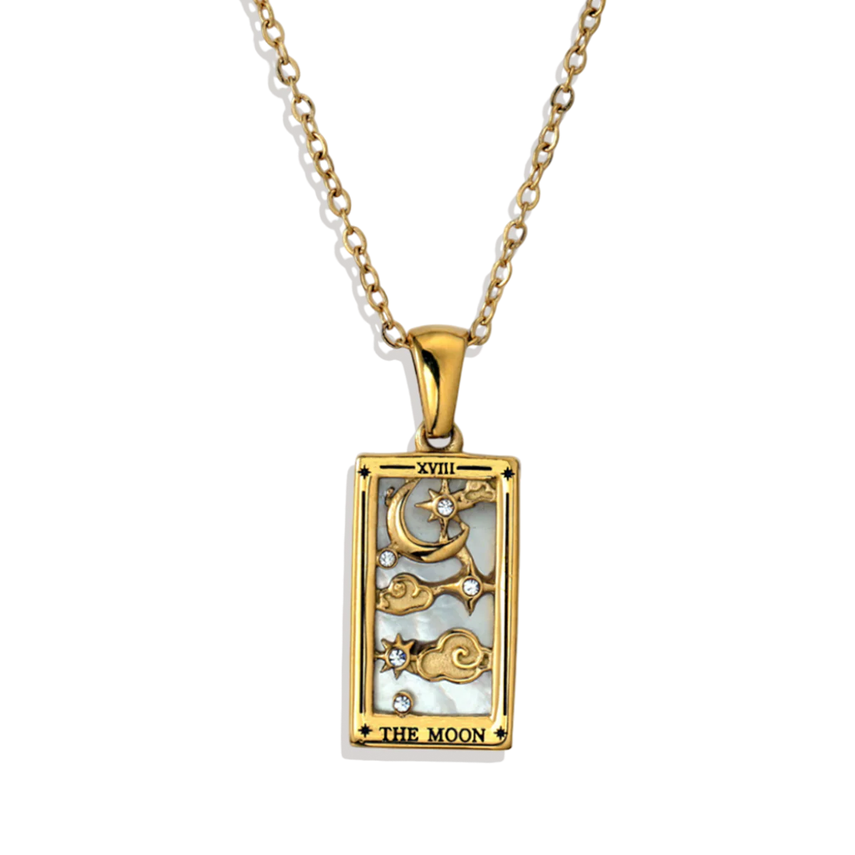 The Moon Tarot Necklace