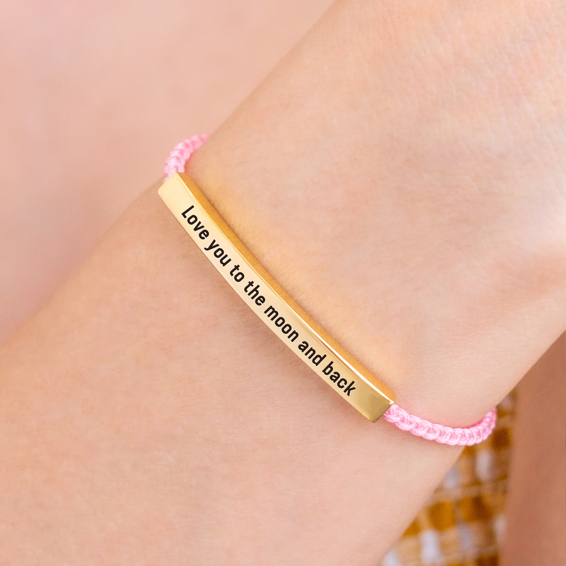 Love you to the moon and back Inspire Bracelet