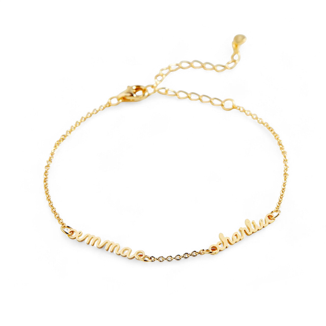 Stella Dainty Multiple Name Bracelet