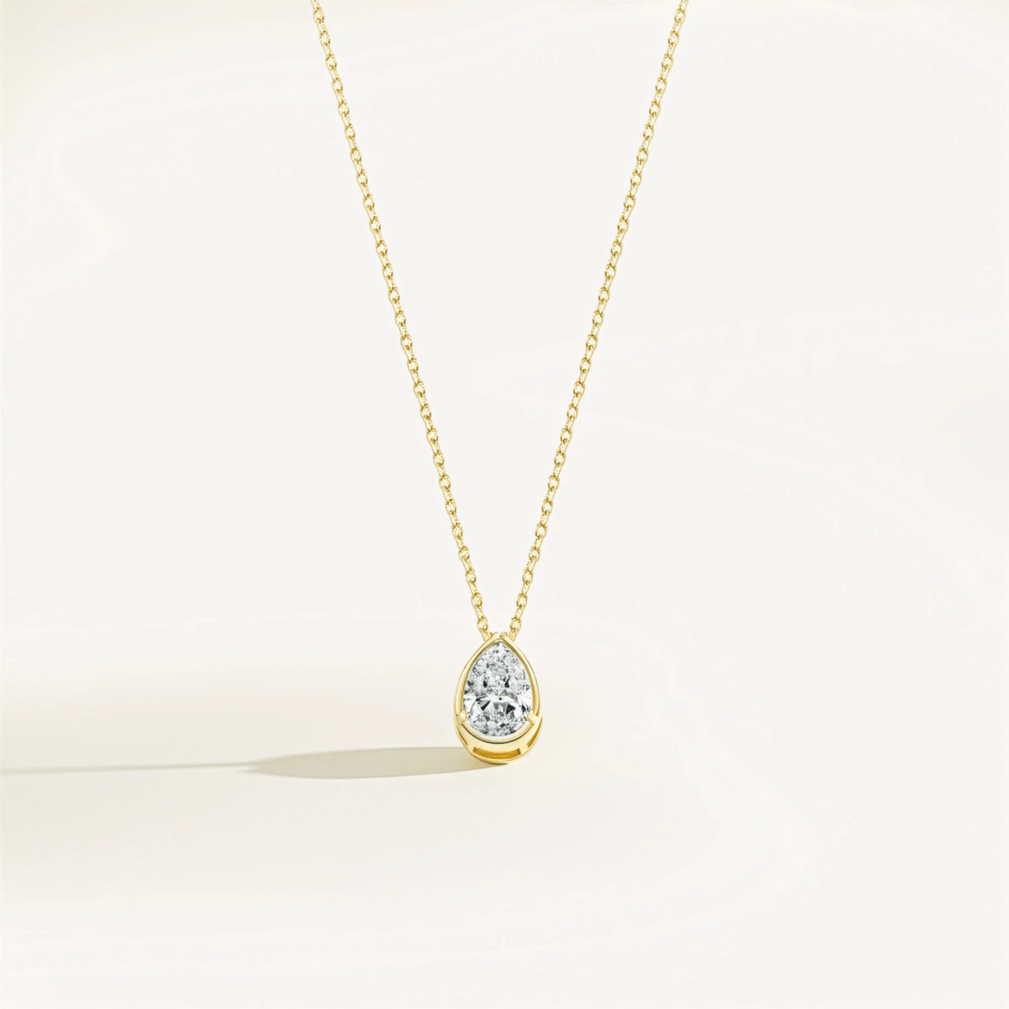 Diamond Teardrop Necklace