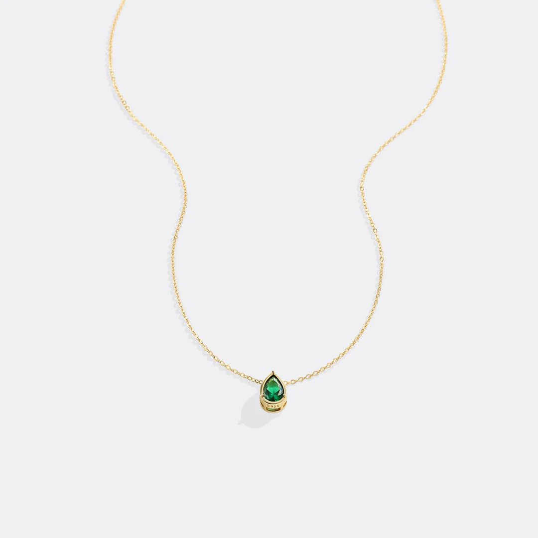 Diamond Teardrop Necklace