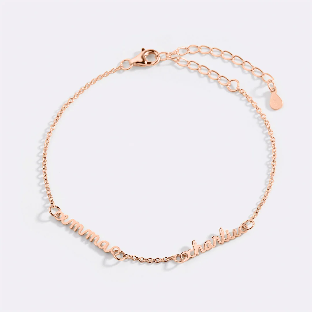 Stella Dainty Multiple Name Bracelet