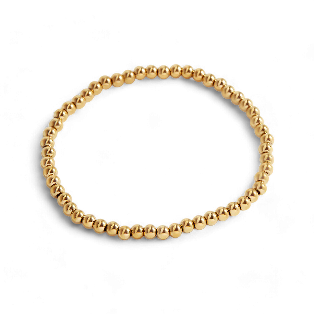 Dainty Gold Beaded Bracelet