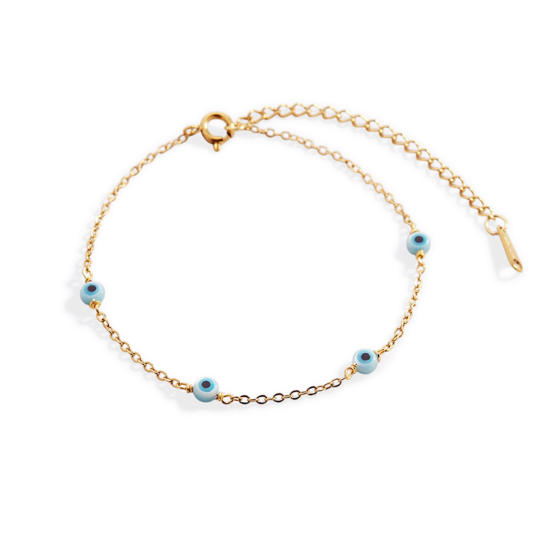 Satellite Evil Eye Bracelet
