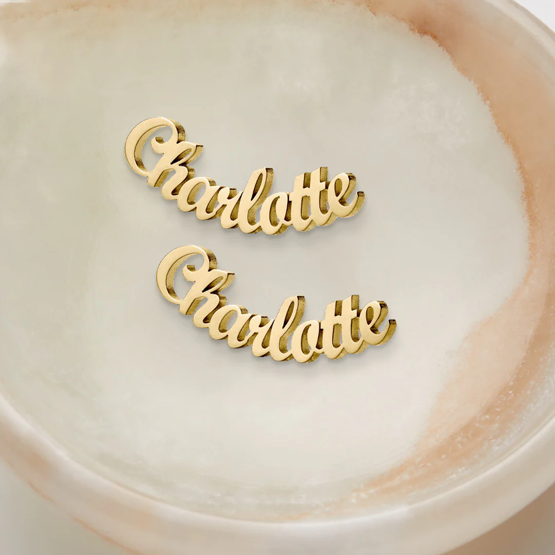 Custom Name Earrings