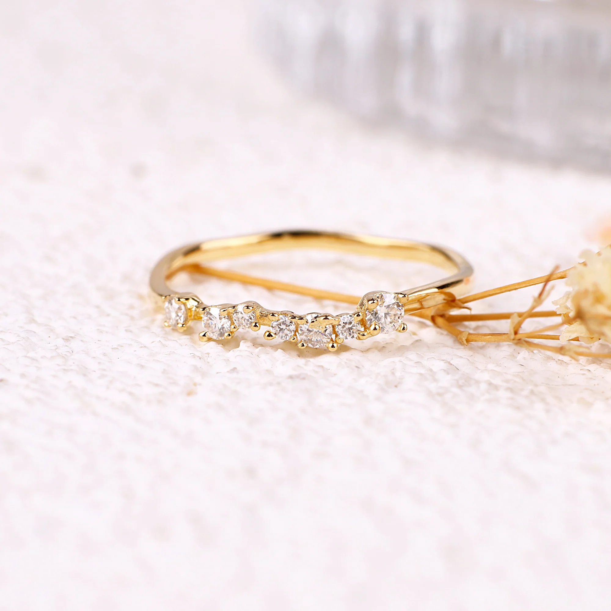 Shimmer Diamond Ring