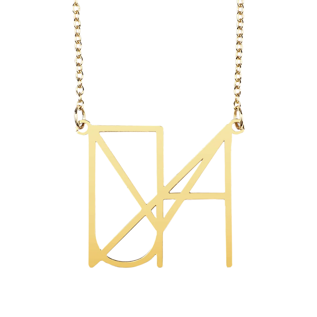 Minimalist Monogram Name Necklace