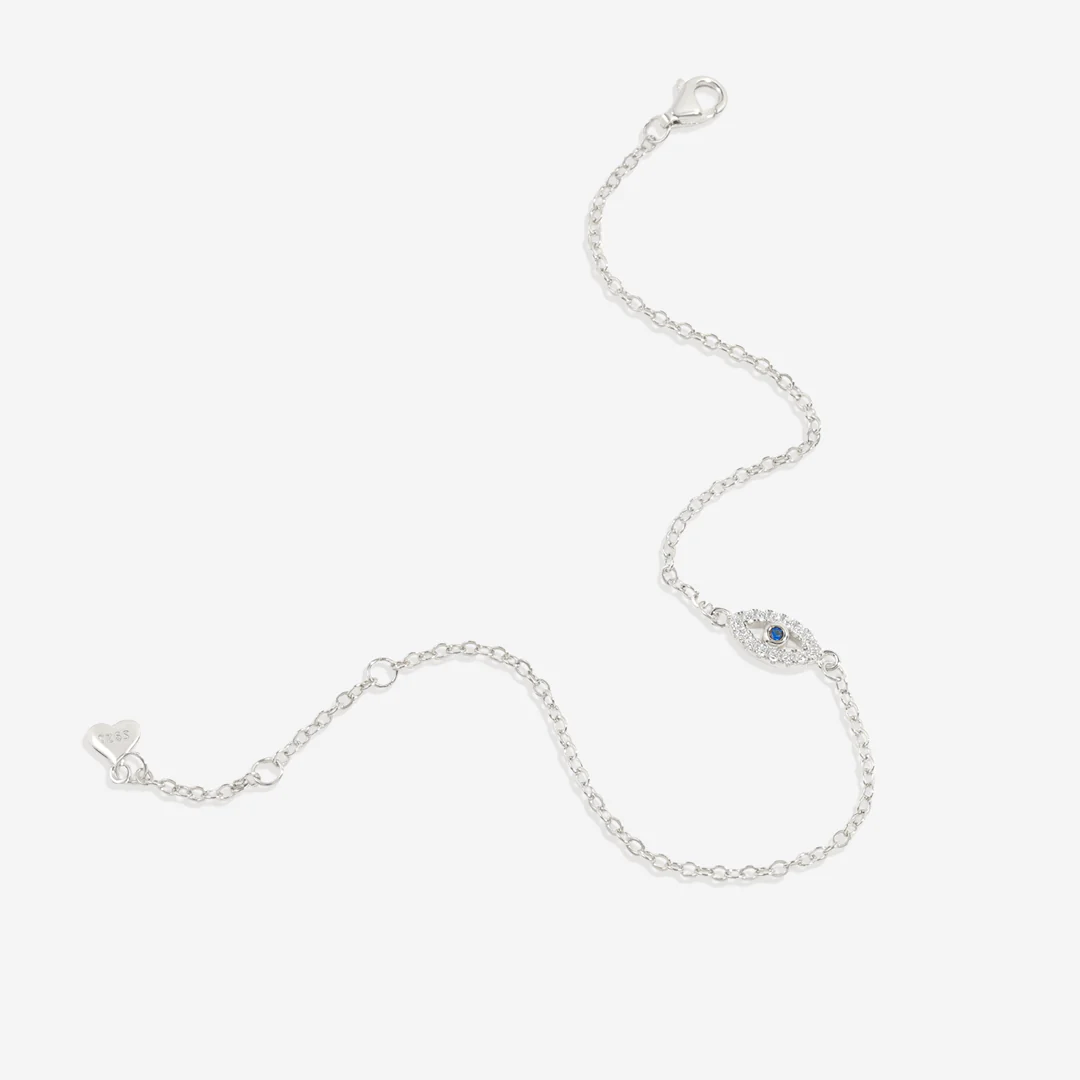 Dainty Evil Eye Charm Bracelet