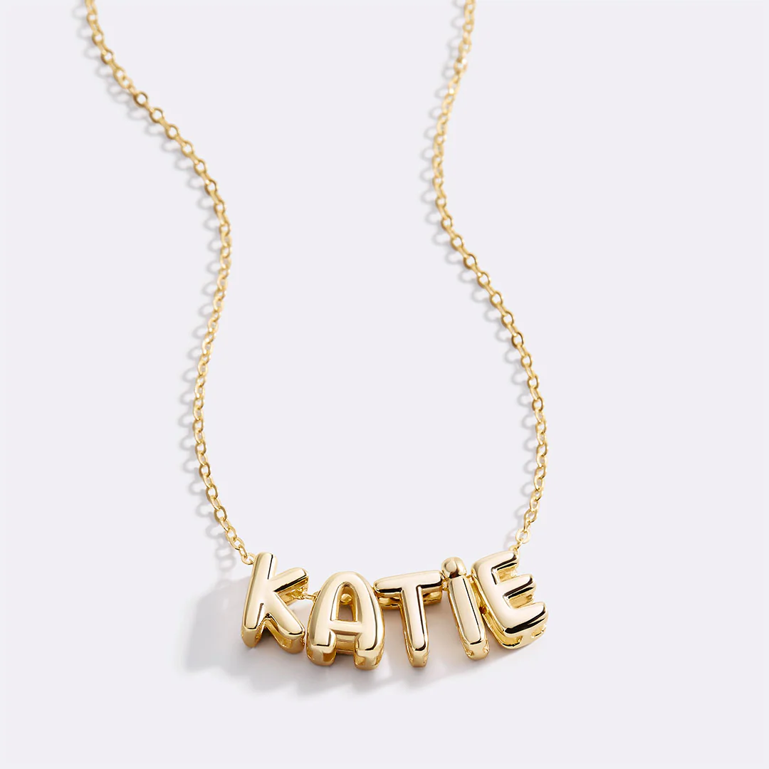 Bubble Name Necklace