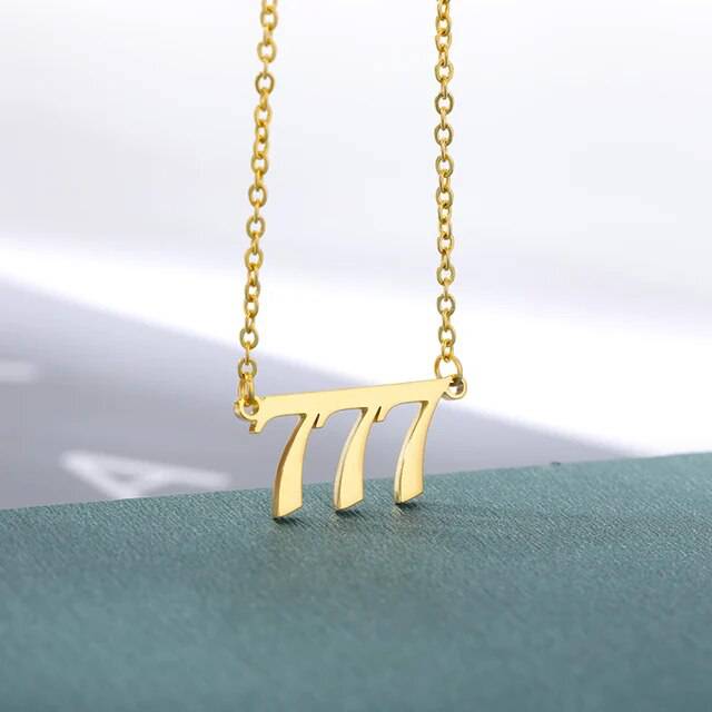 Dainty Angel Number Necklace