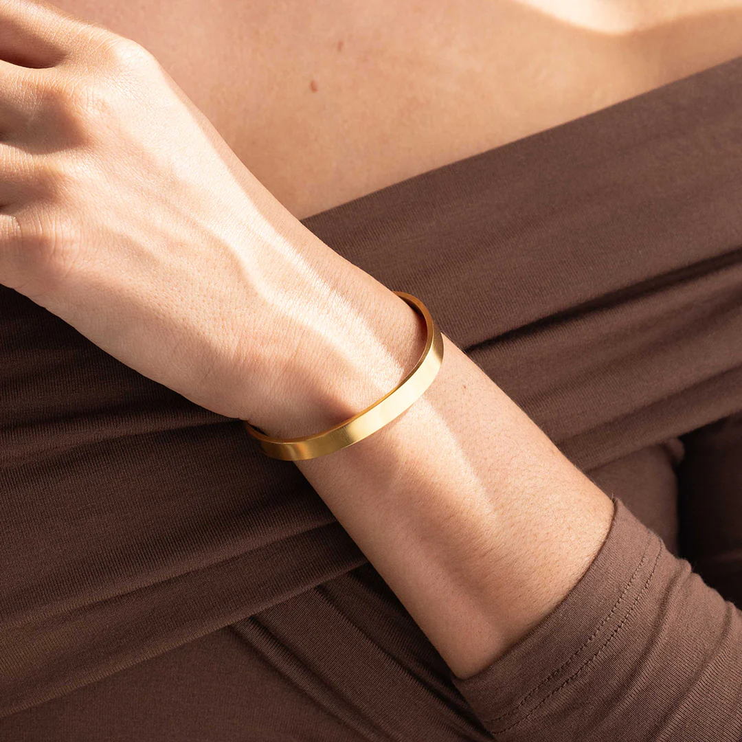 Keep Fucking Going Personalizable Cuff Bracelet