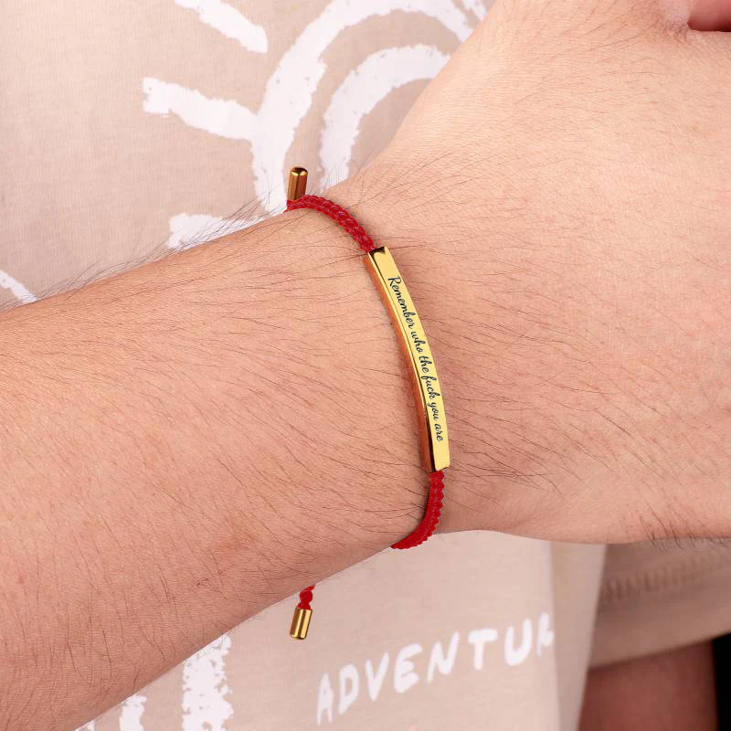 Remember Who the F♥ck You Are Inspire Bracelet