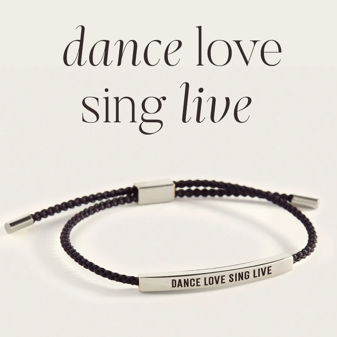 Dance Love Sing Live Inspire Bracelet