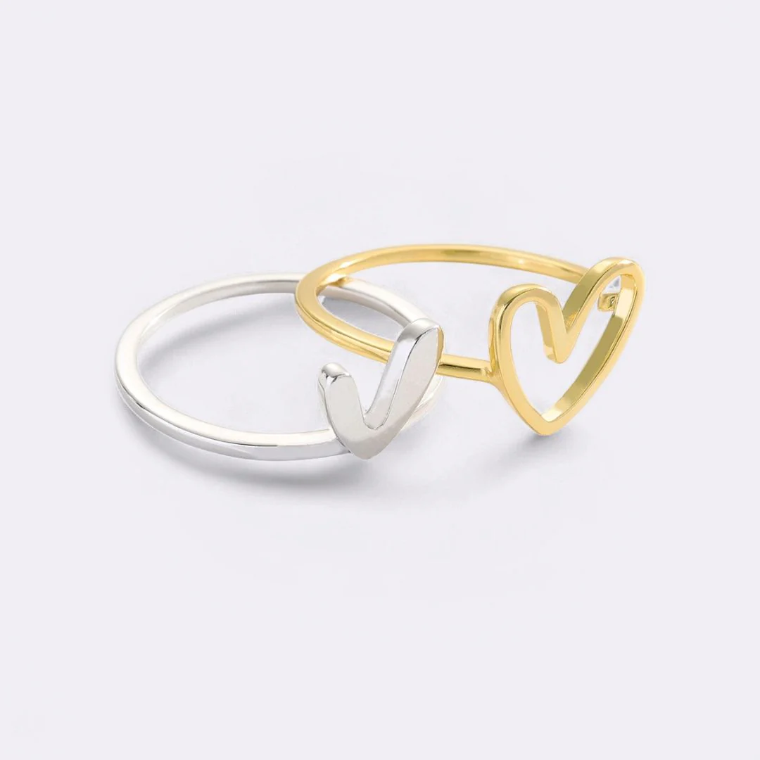 Self Love Layered Heart Ring
