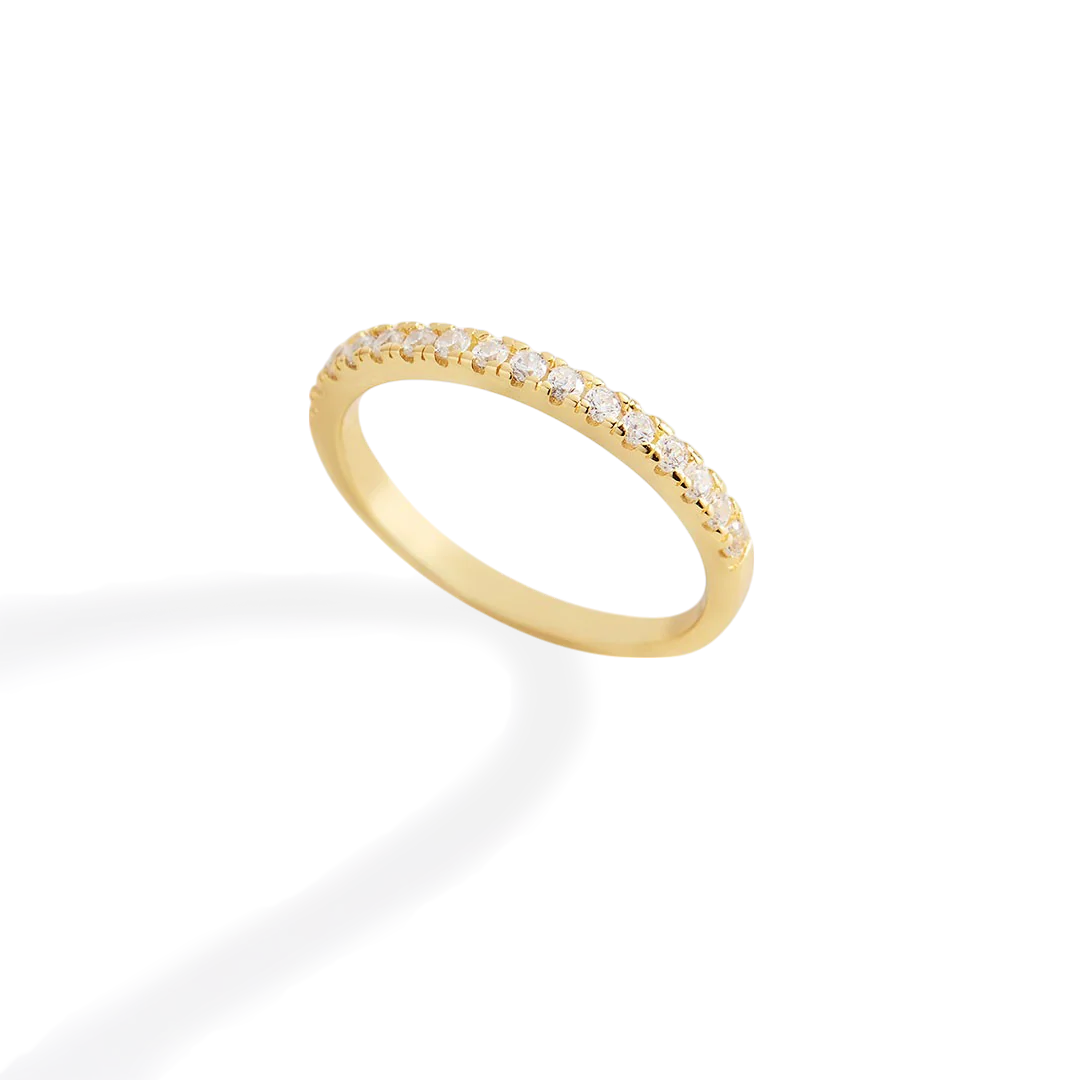 Micro Pavé Eternity Stacking Ring