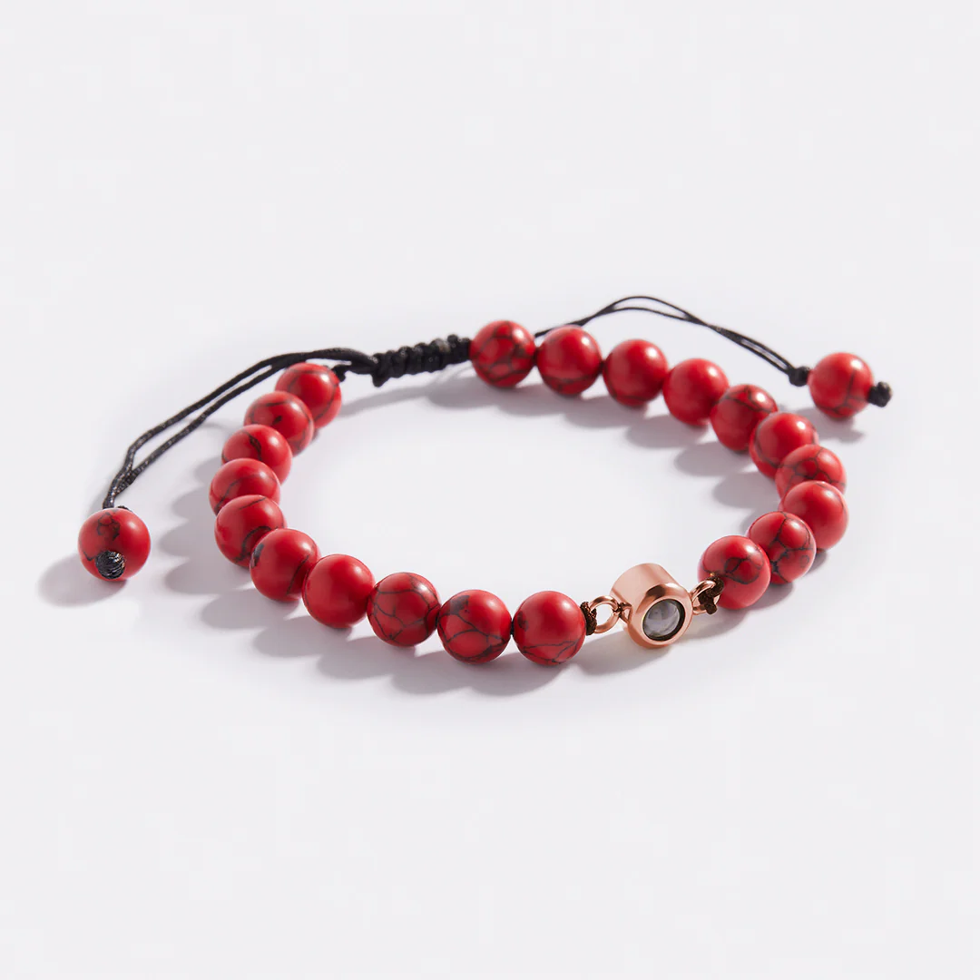 Beaded Photo Bracelet