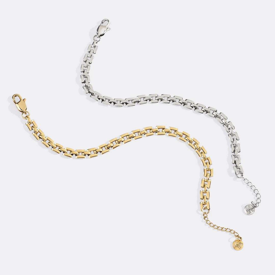 Timepiece Link Chain Bracelet