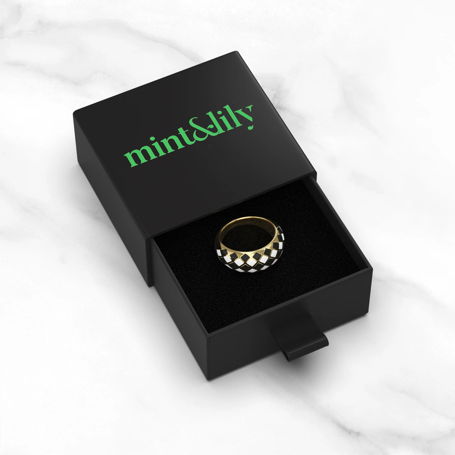 Checkerboard Ring