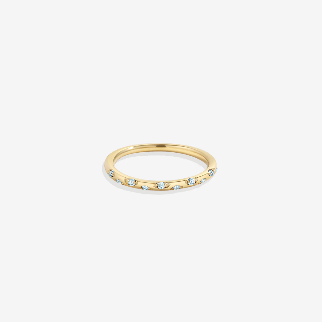 Dainty Constellation Birthstone Ring