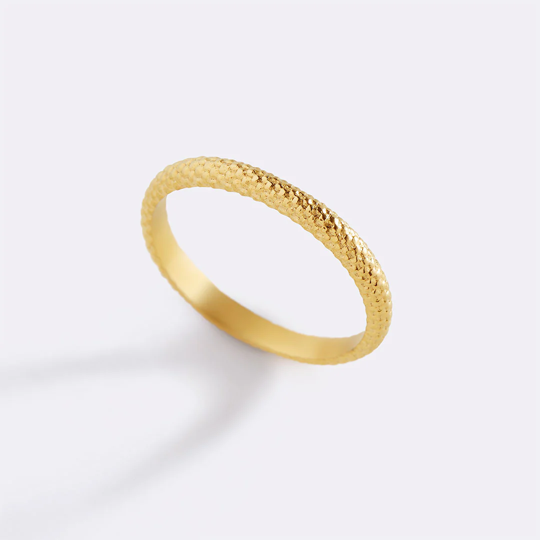 Snakeskin Stacking Ring